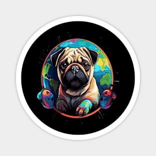 Pug Earth Day Magnet